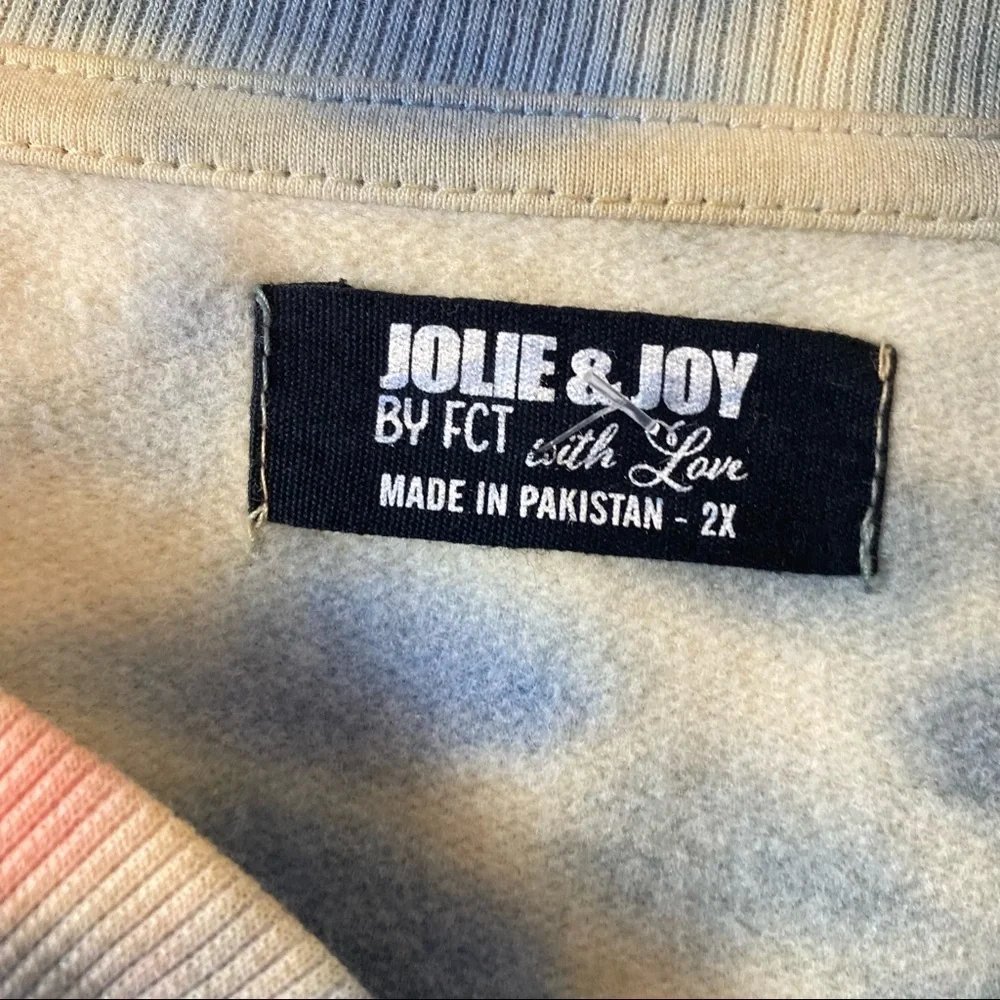 Jolie and Joy  By FCT with Love  Tie Dye Top.  Multi Colors  Sz 2X - Picture 10 of 14